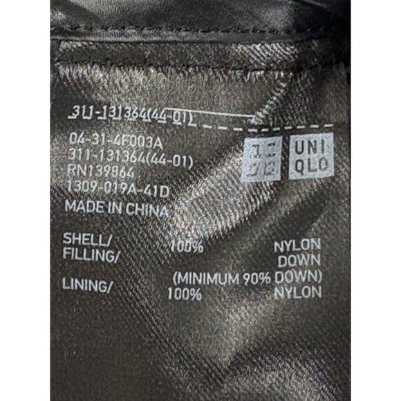 Uniqlo Ultralight Down Puffer Vest Women’s Small Black Full Zip Packable - Picture 7 of 13
